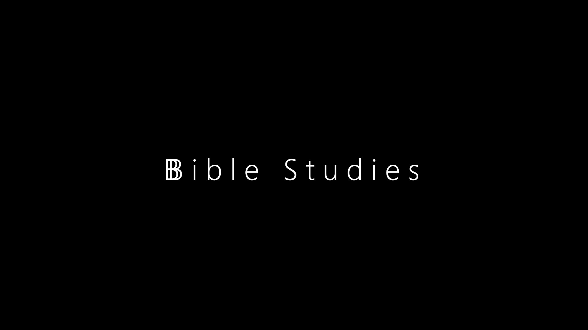 Bible Studies